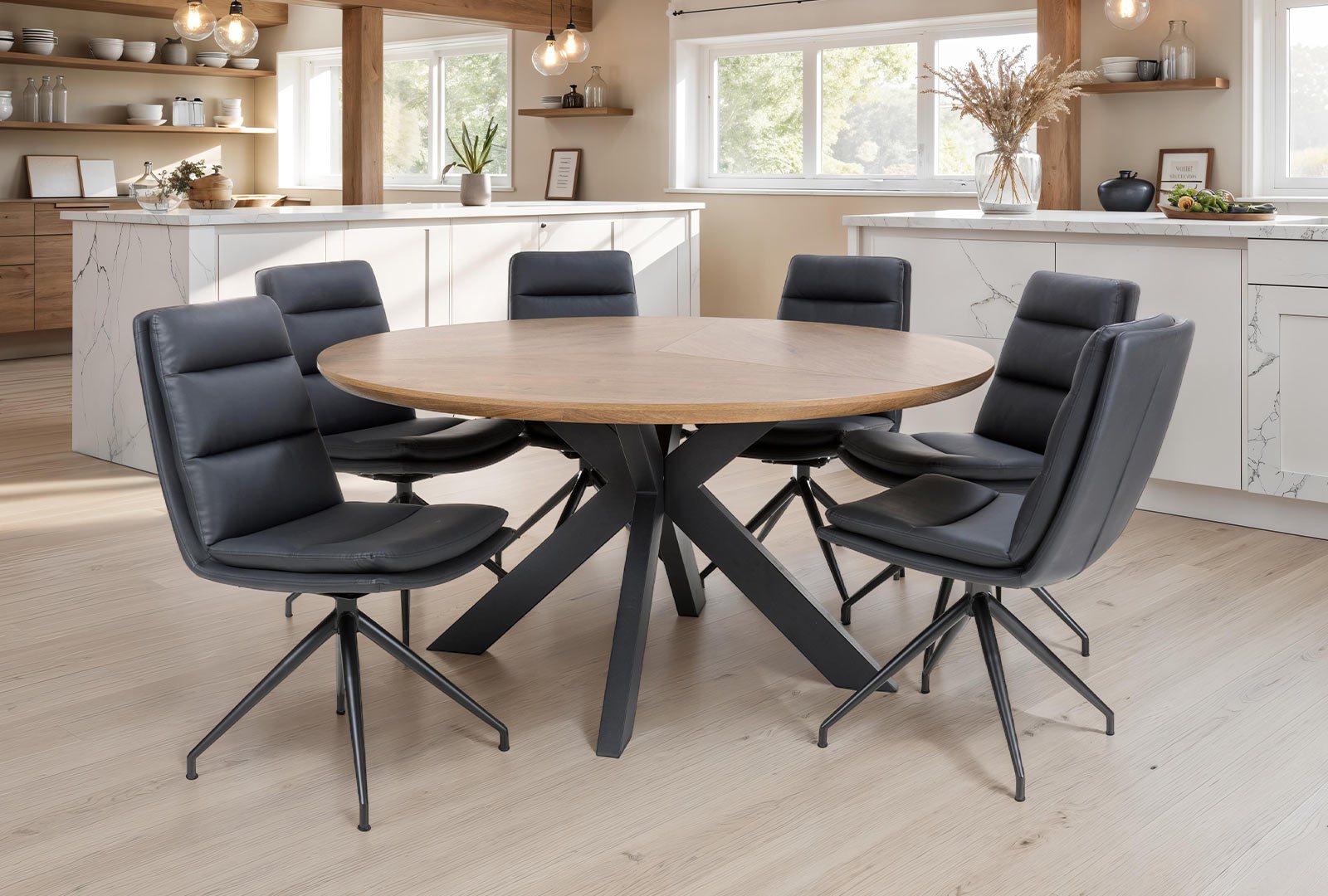 Furniture Link Braxton - Round Dining Table