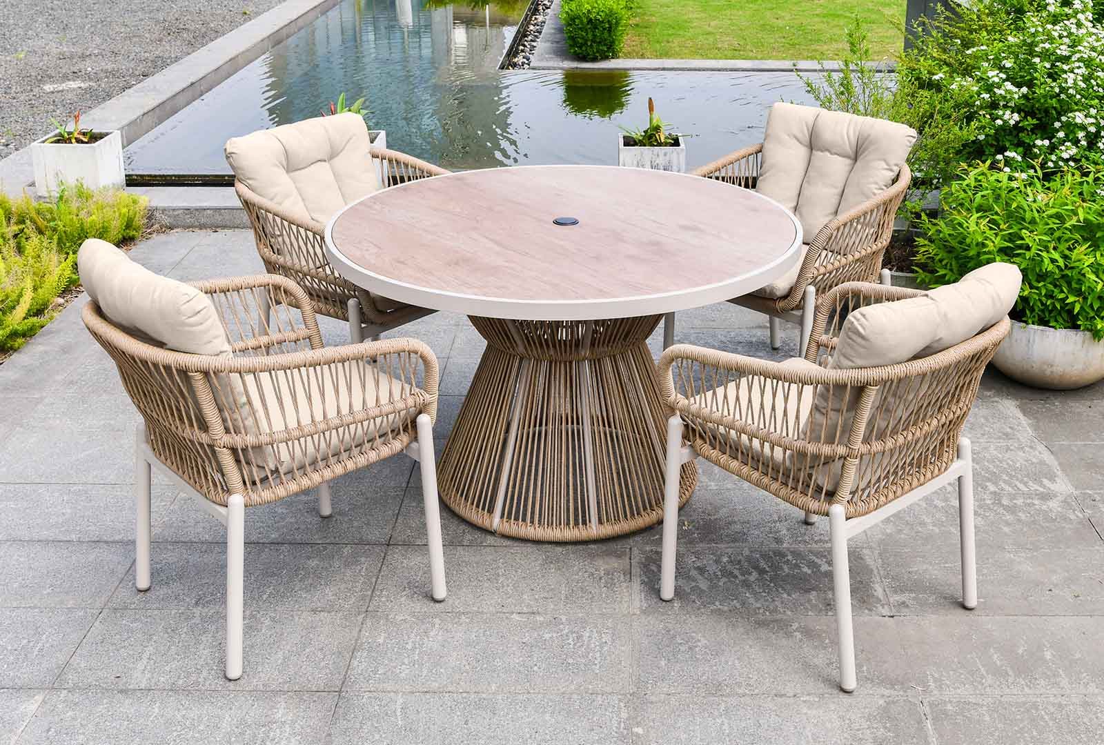 Pacific Lifestyle Madron - 4 Seater Dining Set