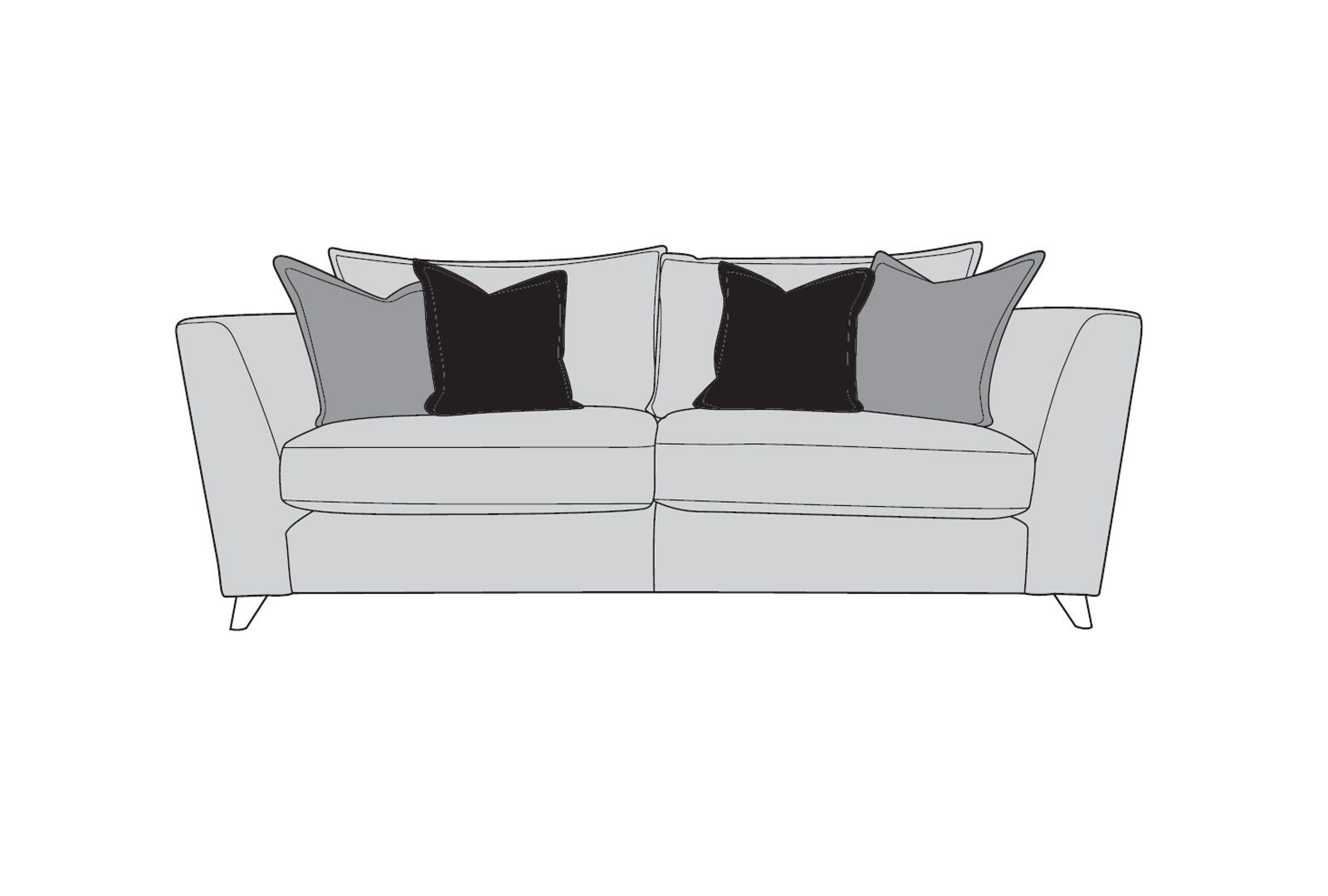 Buoyant Malham - 4 Seater Sofa (Split)