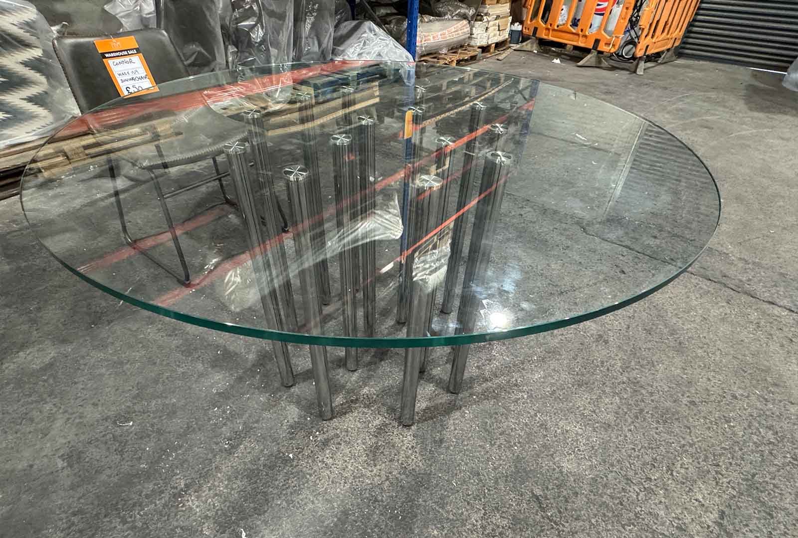 Clearance Glass display table