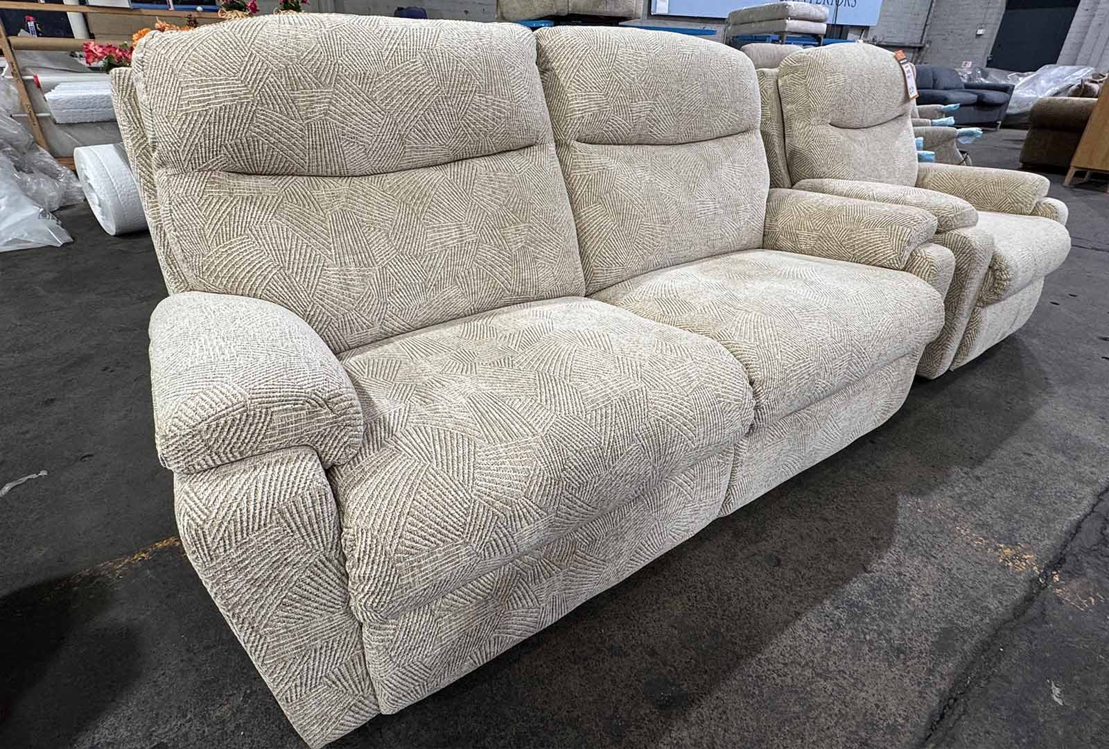 Clearance Townley 3 Seater Static Sofa