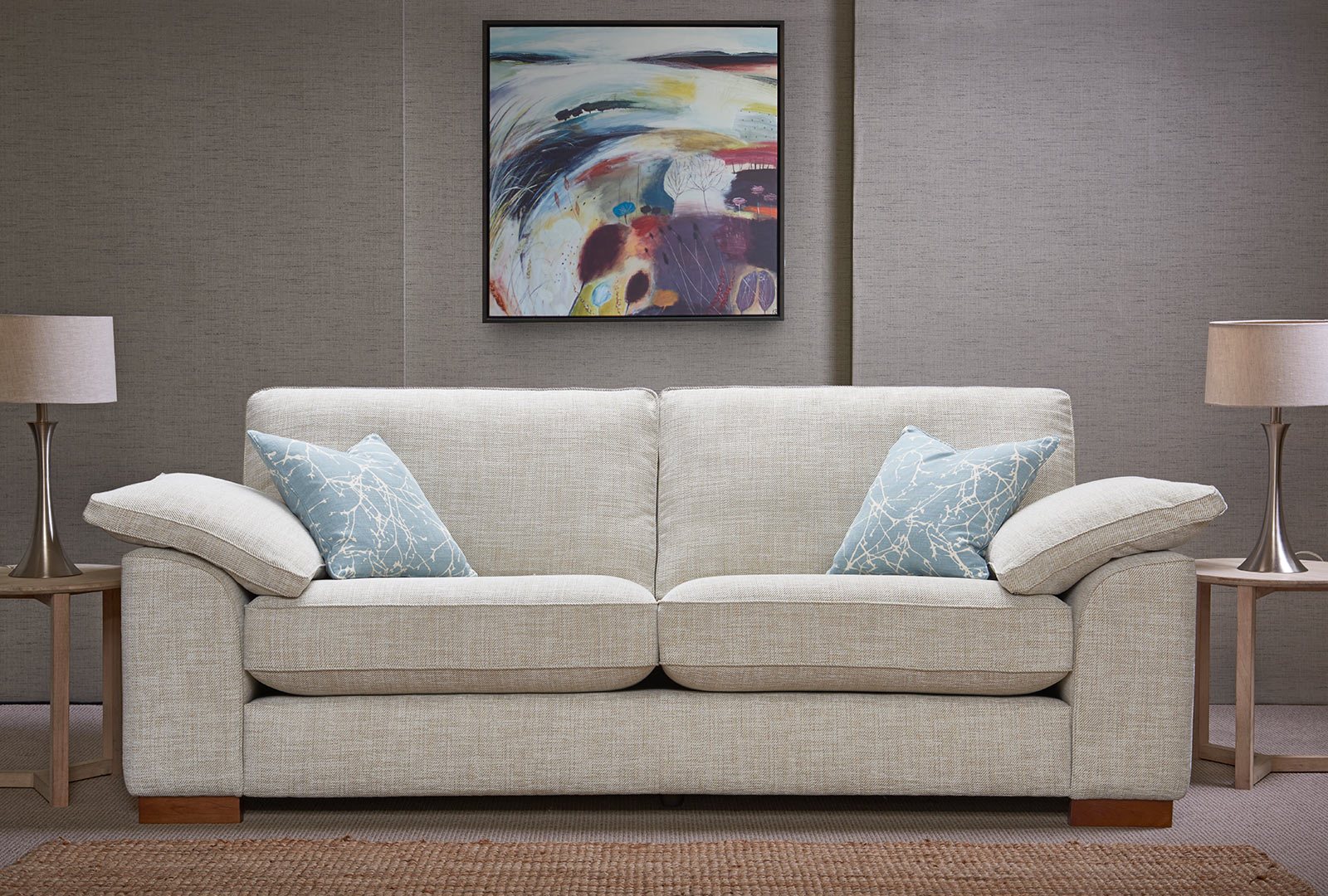 Ashwood Livesey - 1 Arm 3 Seater