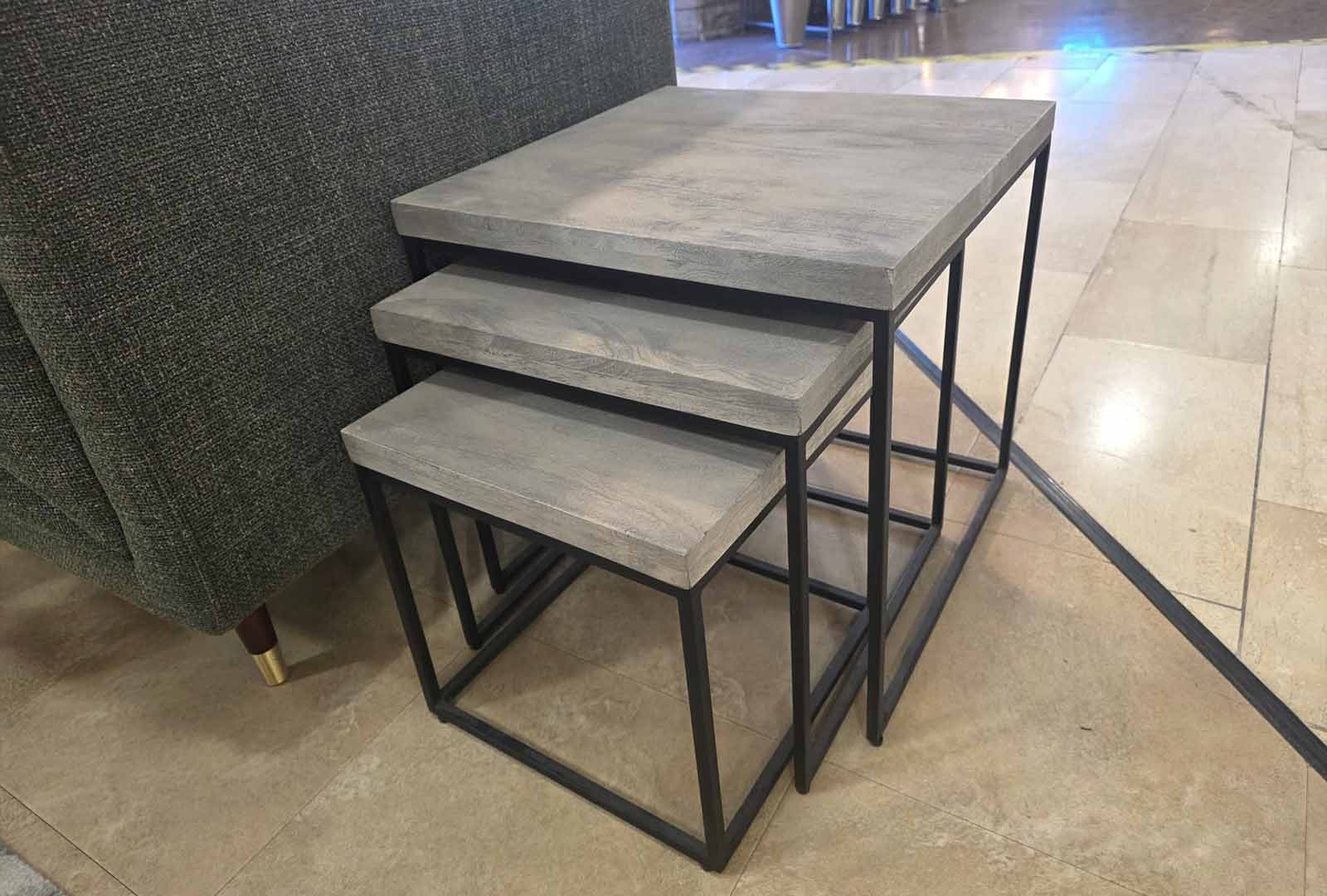 Clearance Macy Grey Nest of Tables