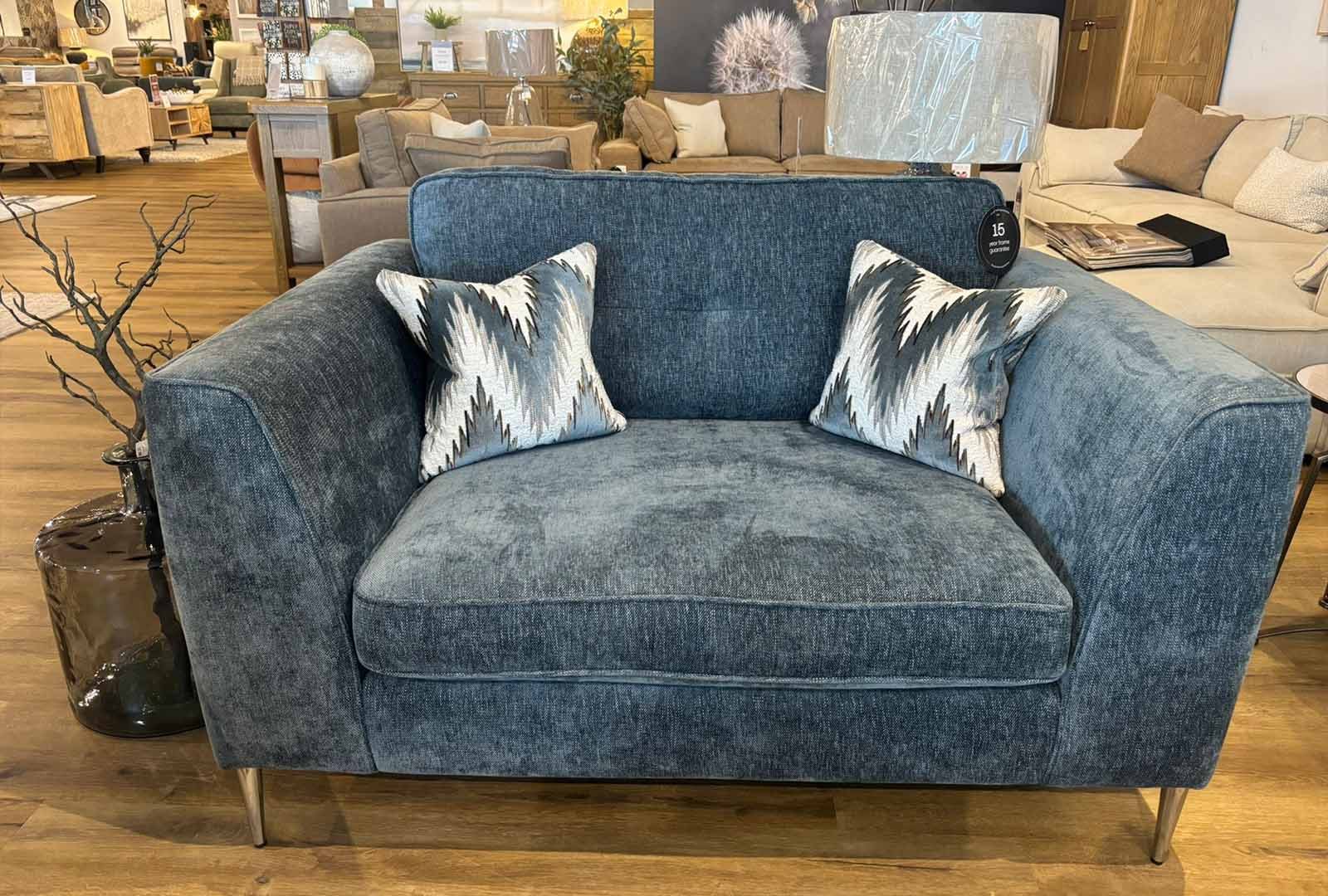 Clearance Lucciano XL Sofa & Snuggler Bundle
