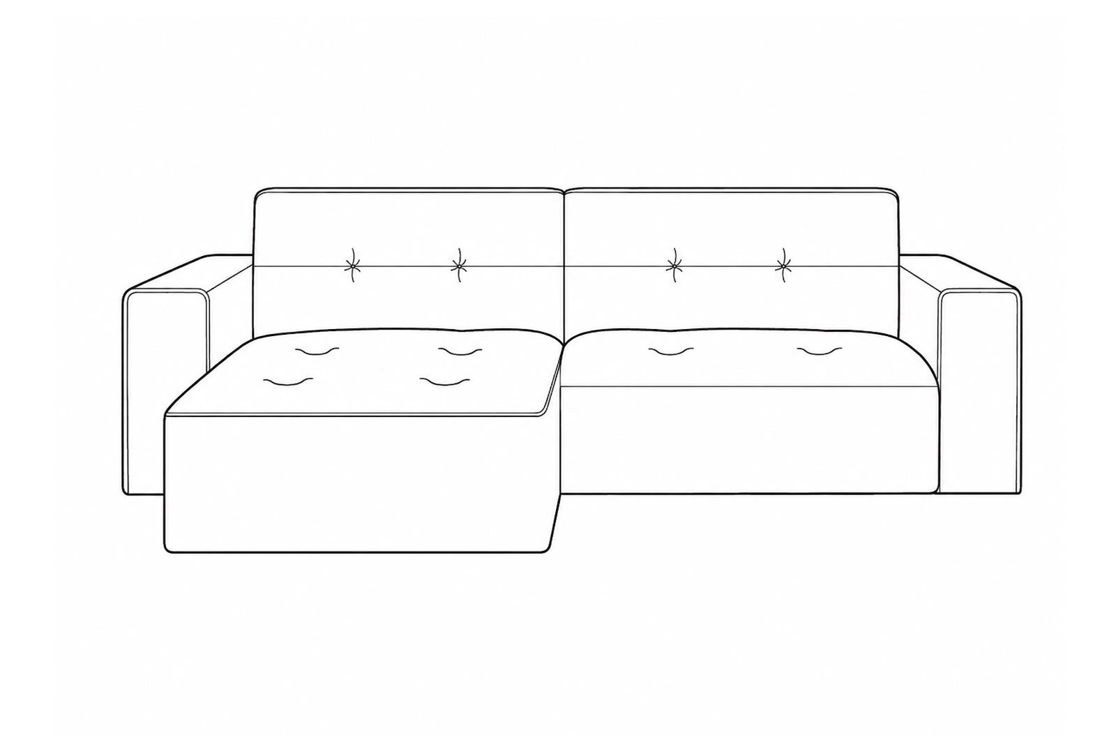 Italia Living Gadoni - Chaise Sofa