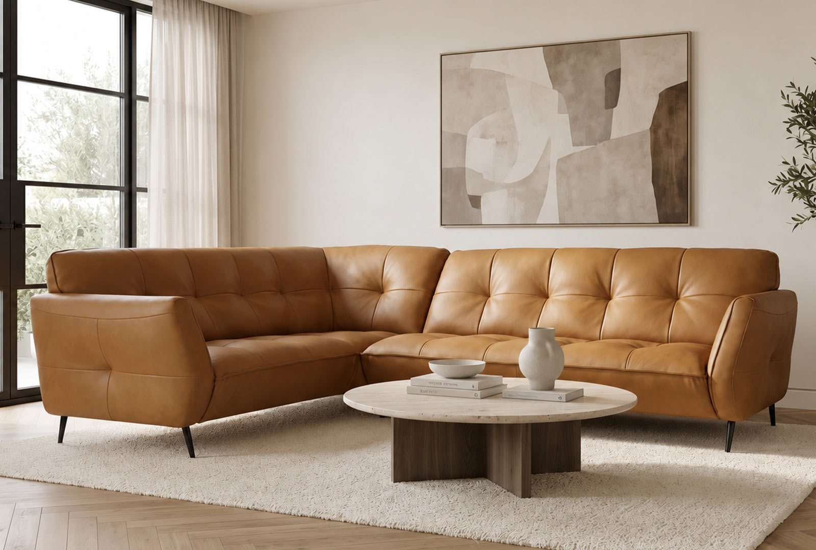 Italia Living Sirus - Rectangular Footstool