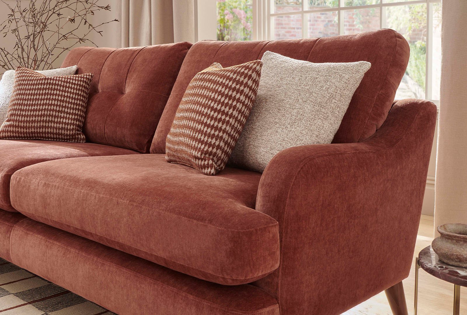 Whitemeadow Rufford - Large Chaise Sofa