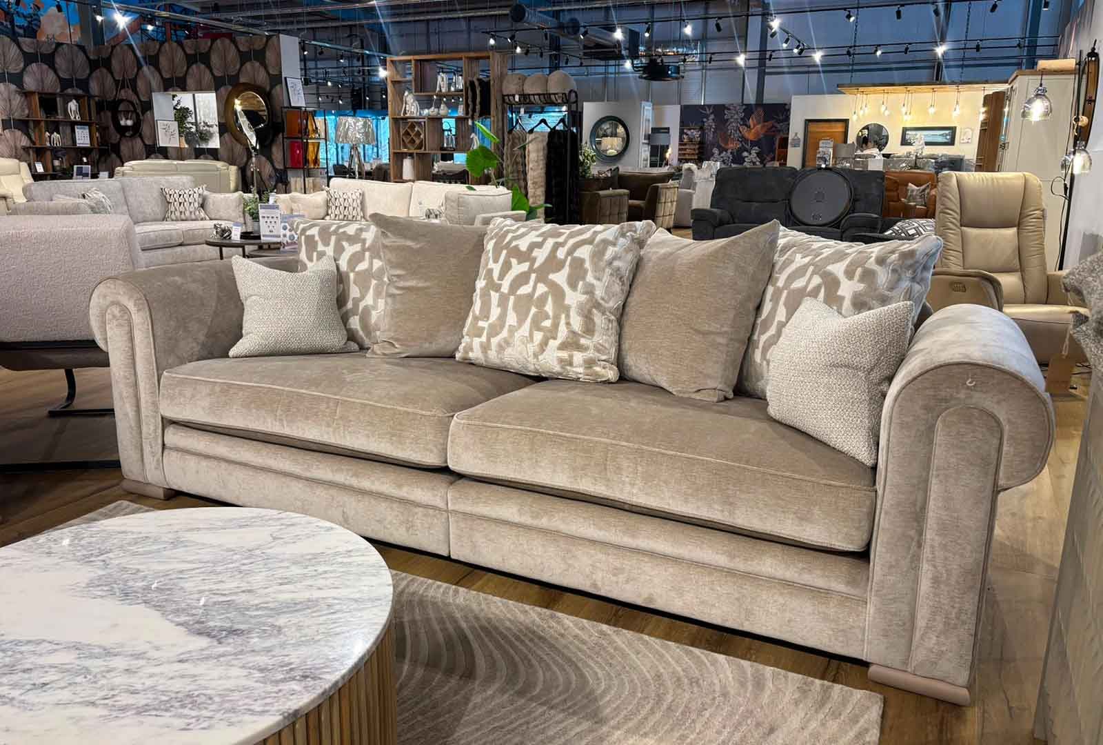 Clearance Zenon Bundle - XL Sofa and Snuggler
