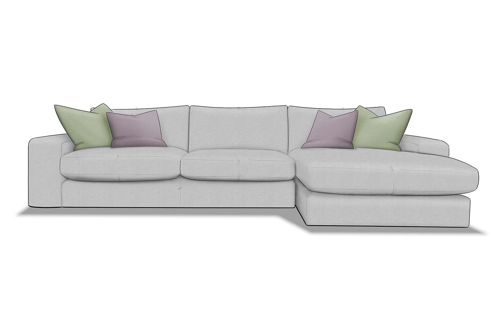 Whitemeadow Cromer - XL Chaise Sofa
