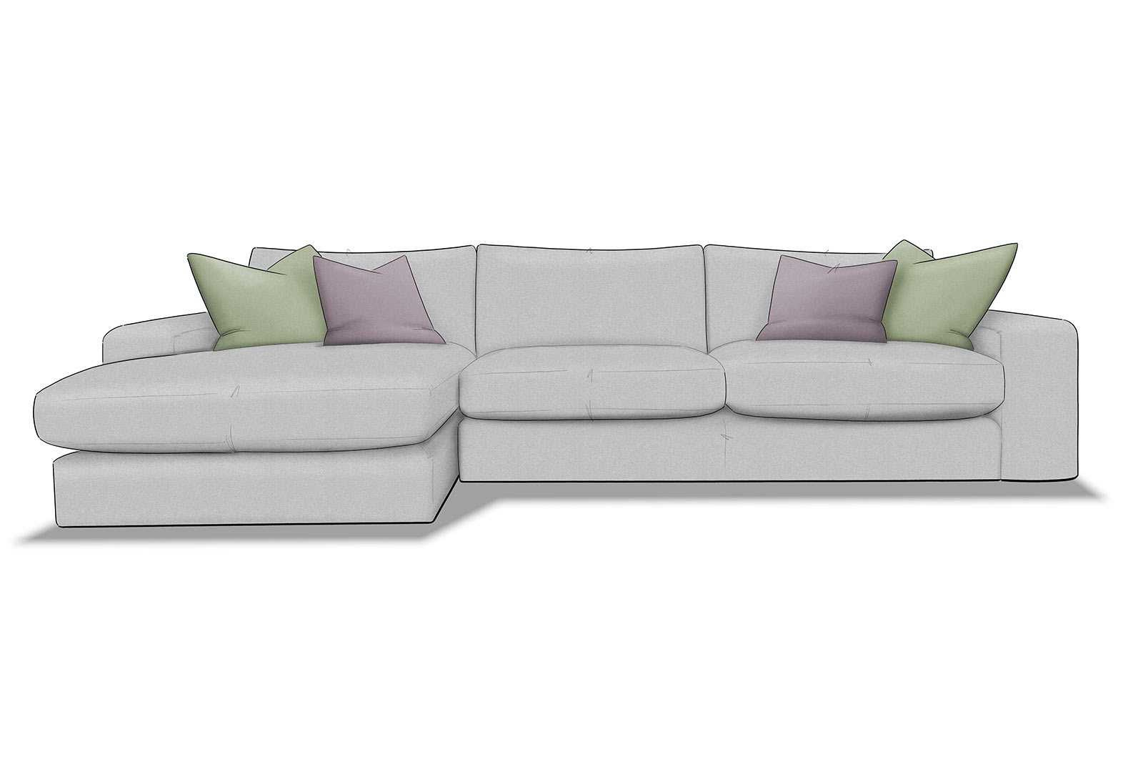 Whitemeadow Cromer - XL Chaise Sofa