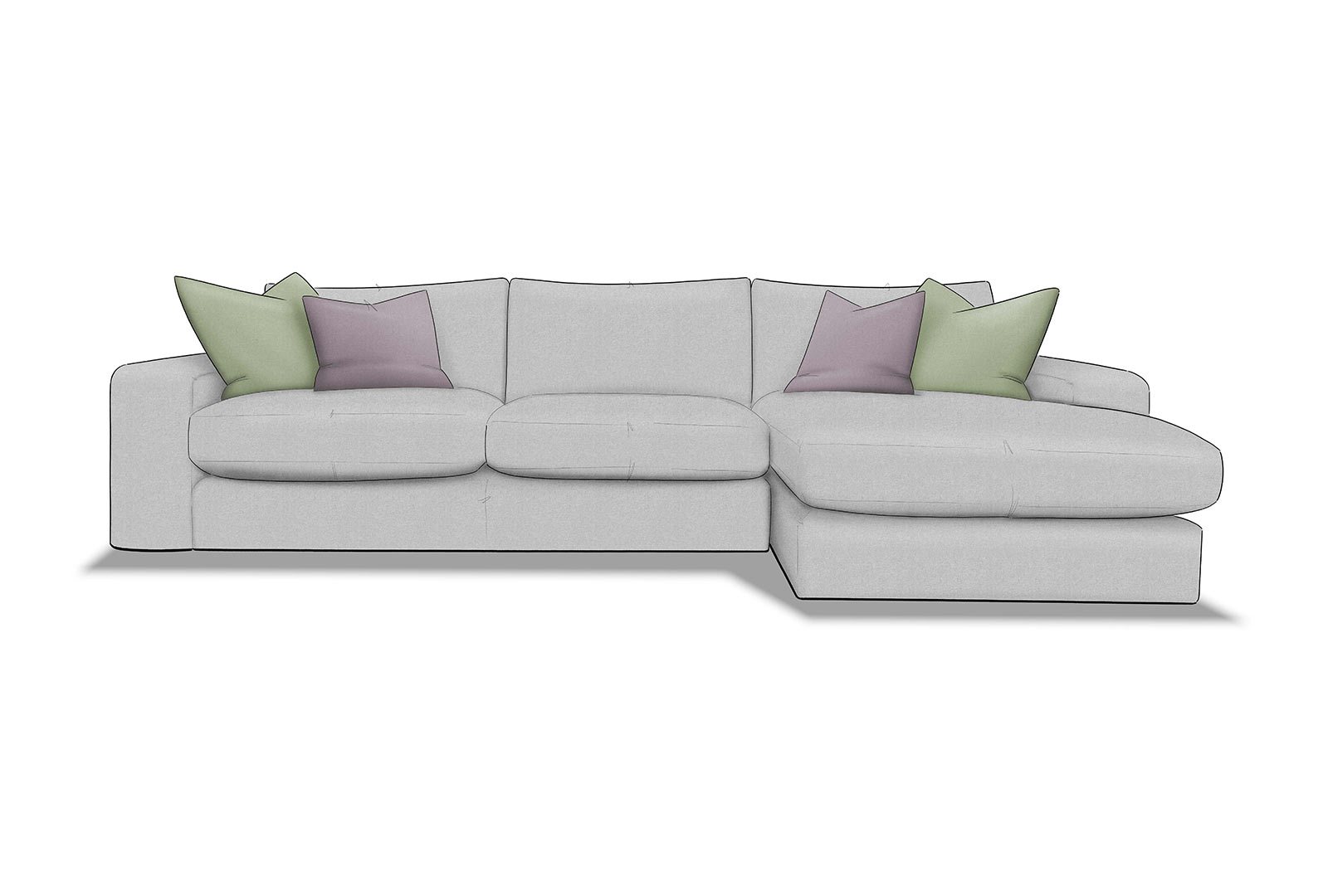 Whitemeadow Cromer - Large Chaise Sofa