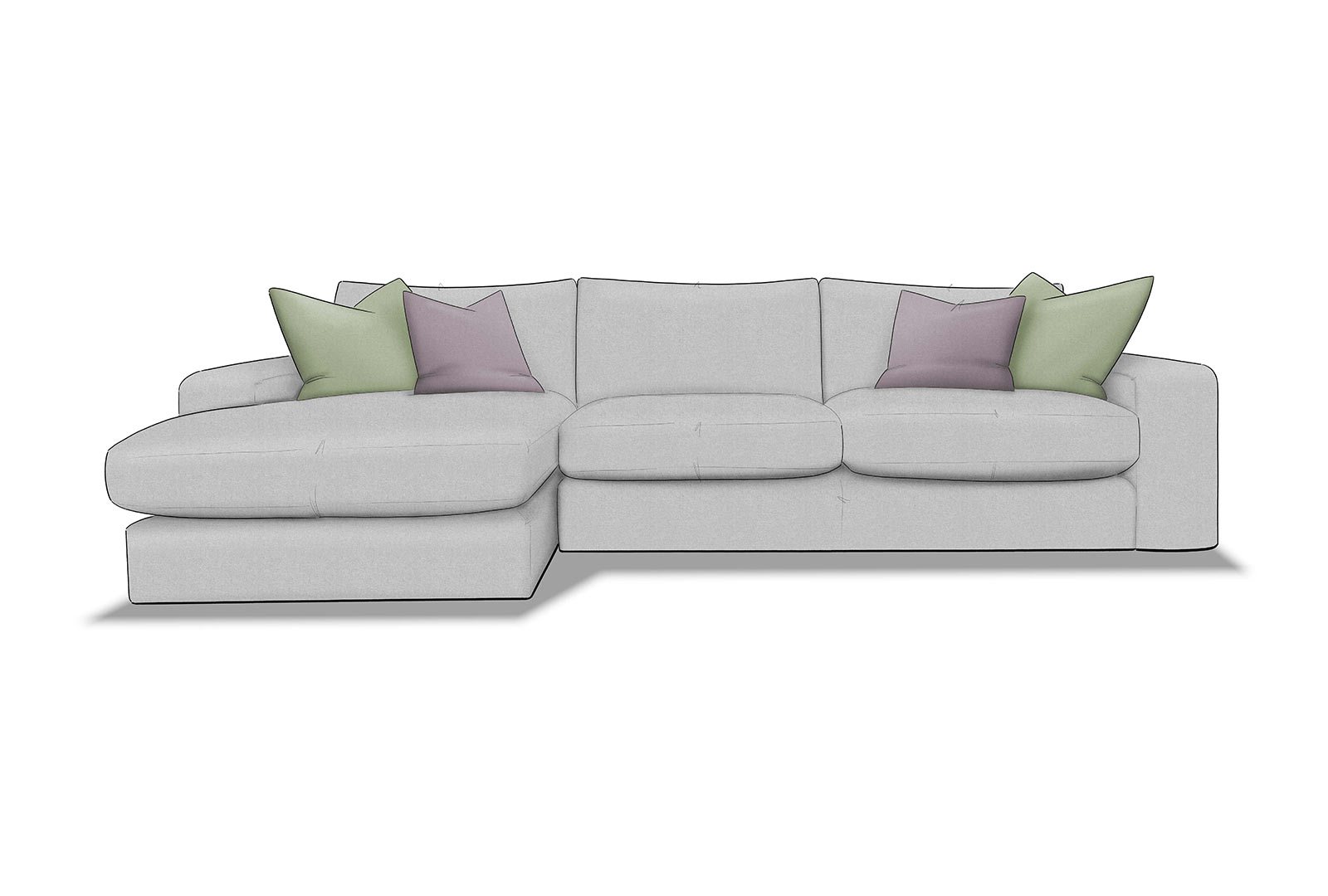 Whitemeadow Cromer - Large Chaise Sofa