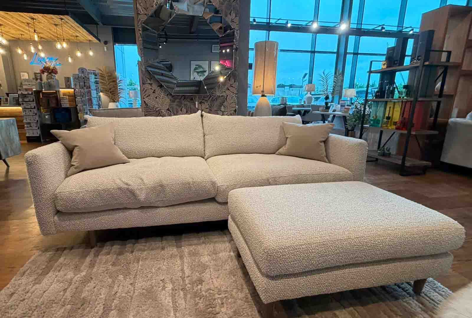 Clearance Chiltern Bundle - Large Sofa, Snuggler, and Footstool