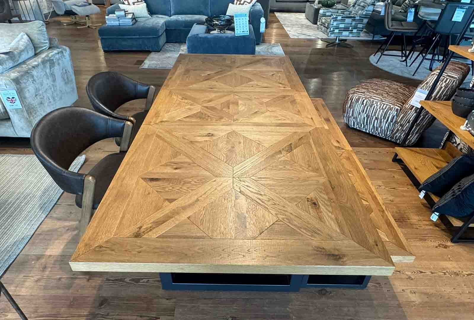 Clearance Ingot Bundle - Extending Dining Table, Bench, and Chairs