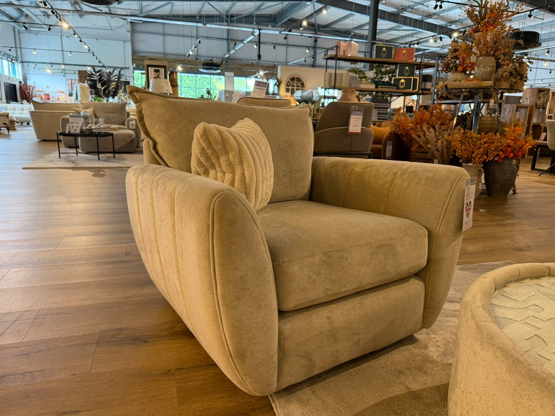 Clearance Coniston Bundle - Corner Group, Swivel Chair, & Swivel Table