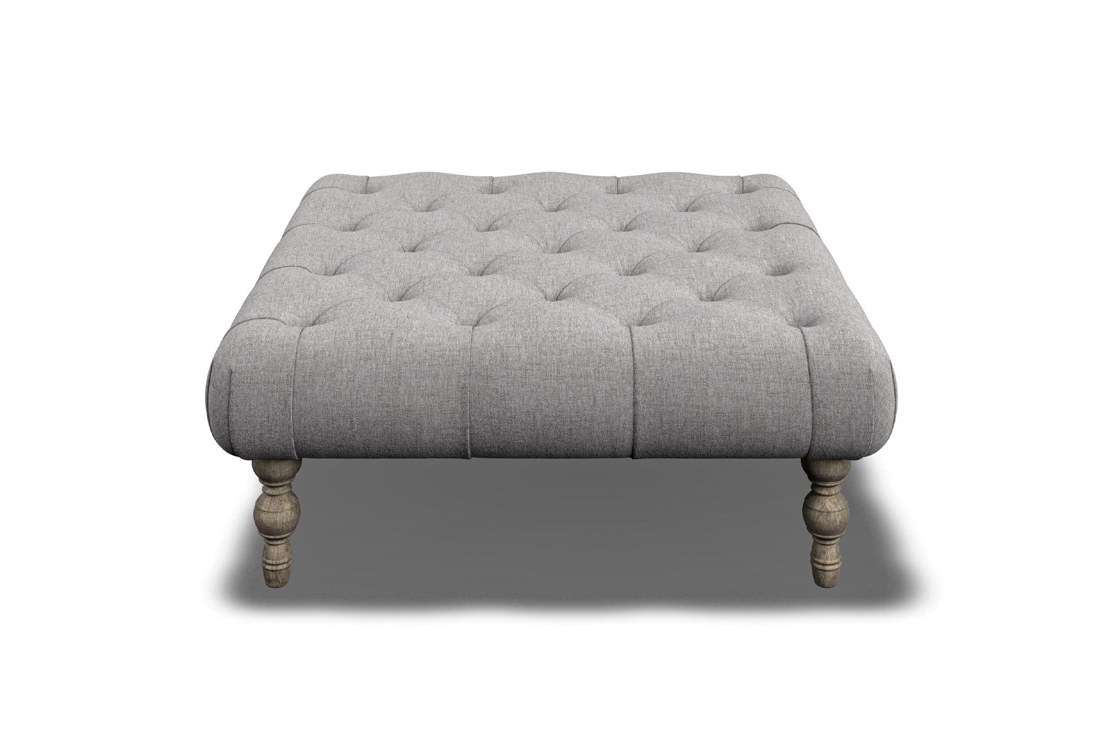 Whitemeadow Sutton - Deep Square Buttoned Stool