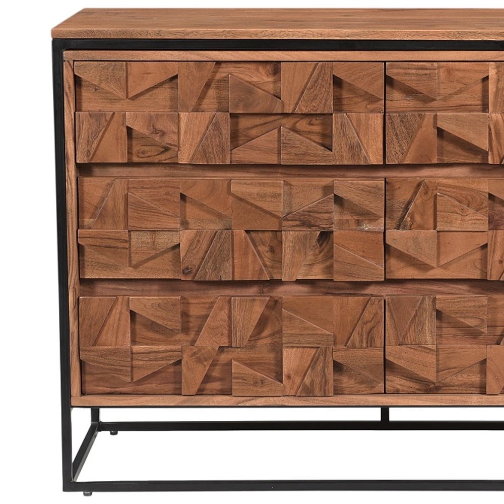 Atticus 6 Drawer Chest Close Up