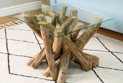 Branchwood Square Lamp Table