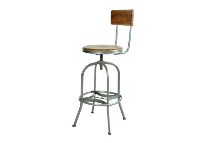Rescate Bar Stool with Back Rest Rescate Bar Stool with Back Rest