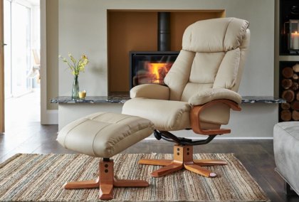 Napoli Swivel Recliner & Footstool Napoli Swivel Recliner & Footstool