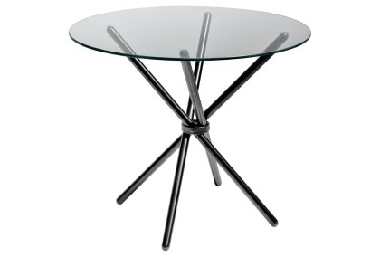 Chopstick Glass Top Dining Table