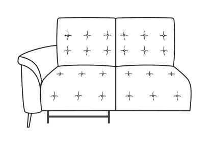 Tempest 1 Arm 1 Recliner Large Sofa Tempest 1 Arm 1 Recliner Large Sofa