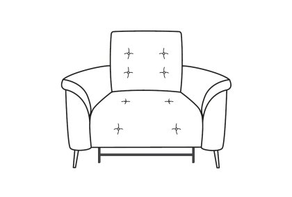 Tempest Small Armchair Tempest Small Armchair