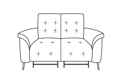 Tempest Small Loveseat Tempest Small Loveseat