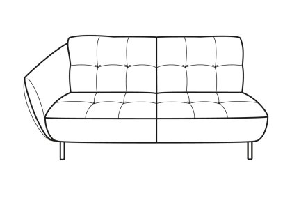 Sorrento 2 Seater Sofa 1 Arm Sorrento 2 Seater Sofa 1 Arm