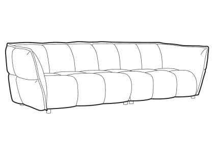Celeste 4 Seater Sofa (Split)