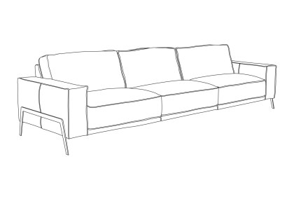 Kurtis 3 Seater Sofa (3 Seats) Kurtis 3 Seater Sofa (3 Seats)