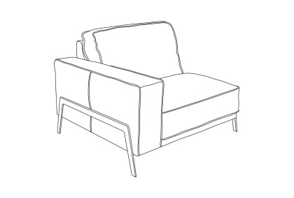 Kurtis Chair Large (1 Arm) Kurtis Chair Large (1 Arm)