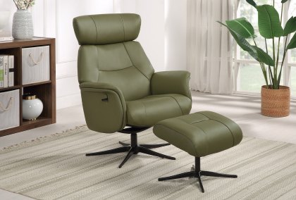 Munich - Swivel Recliner with Footstool Munich - Swivel Recliner with Footstool