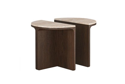 Calgary Half Moon Nest of Tables