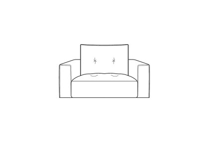 Gadoni - Armchair (Scaled down)