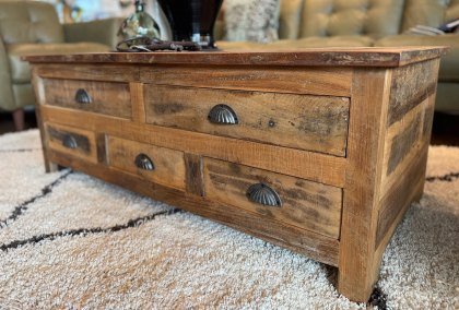 Bardon Coffee Table with Drawers