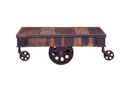 Bardon Iron Cart Coffee Table