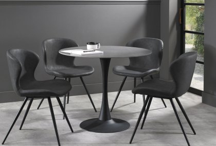 Maxwell Sintered Stone Circular Bistro Table