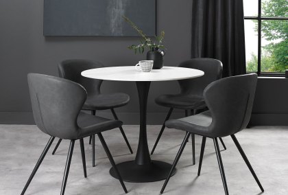 Maxwell Sintered Stone Circular Bistro Table