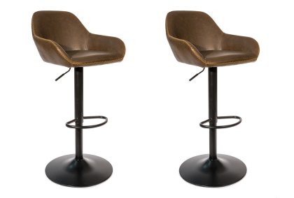 Chevington Gas Lift Bar Stool (Set of 2)