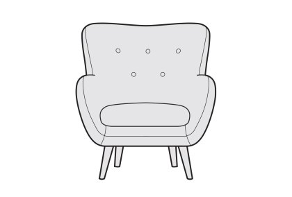 Saffron High Back Chair Saffron High Back Chair