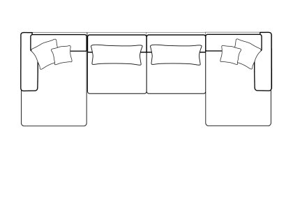 Heath Large U Shaped Cinema Chaise Heath Large U Shaped Cinema Chaise