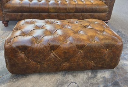 Chesham Half Cube Footstool