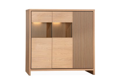 Langham - Wide Display Cabinet (with LED Lighting) Langham - Wide Display Cabinet (with LED Lighting)
