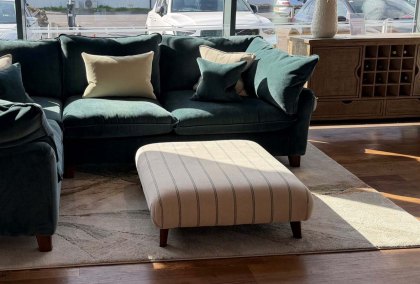 Dunsop Corner Sofa & Footstool Bundle