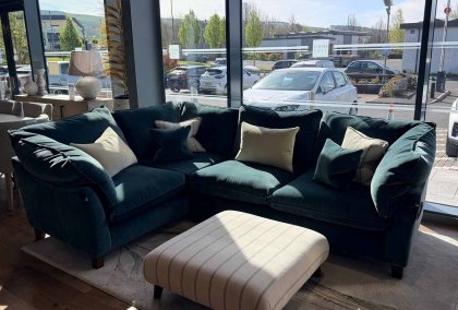 Dunsop Corner Sofa & Footstool Bundle