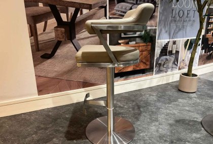 Franz Gas Lift Barstool Taupe