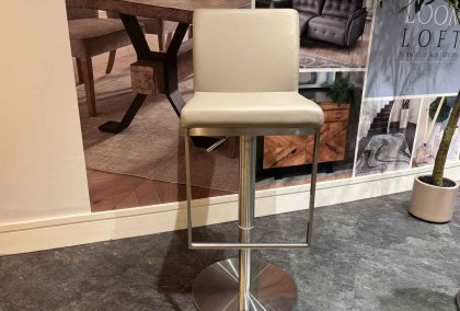 Cabra Gas Lift Barstool Taupe