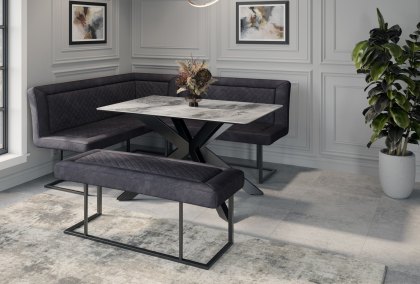 Austin - Grey Corner Dining Set