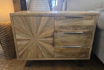 Sunburst 1 Door 3 Drawer Sideboard